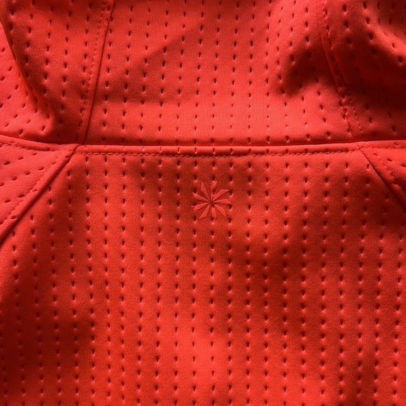 🧡ATHLETA ATMOSPHERE ANORAK HOODIE/JACKET-BRIGHT NEON ORANGE-M🧡 - Picture 10 of 12